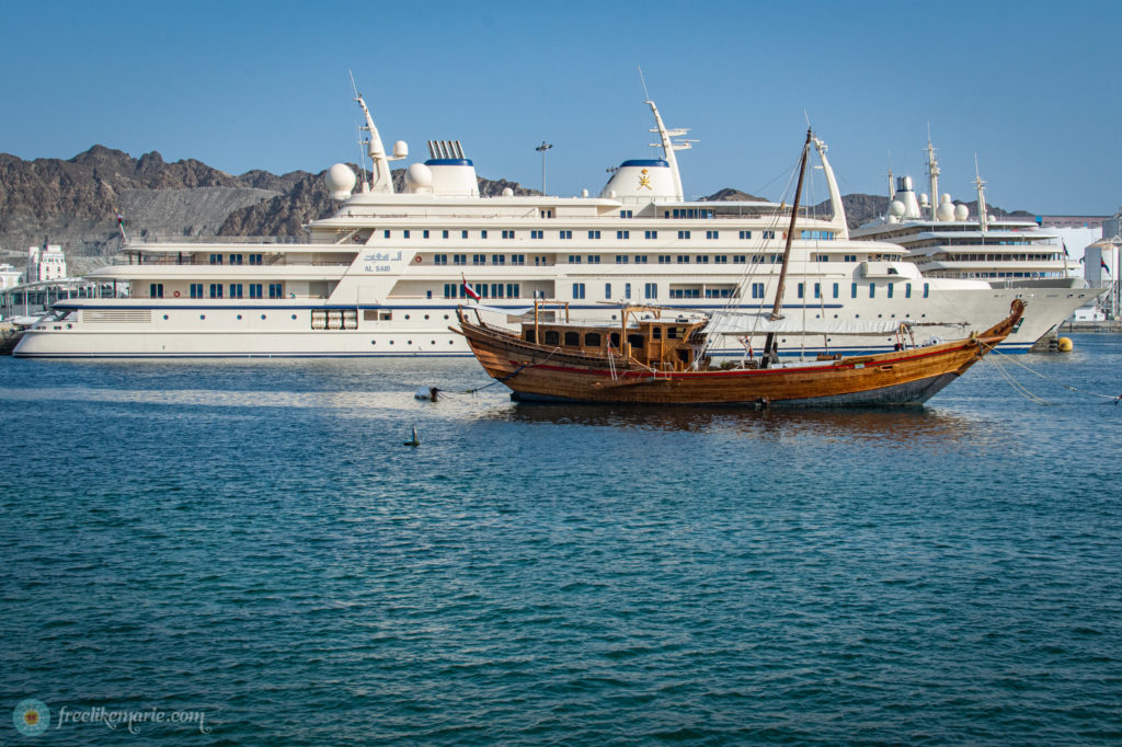 Traditional and Modern Boats in Oman
