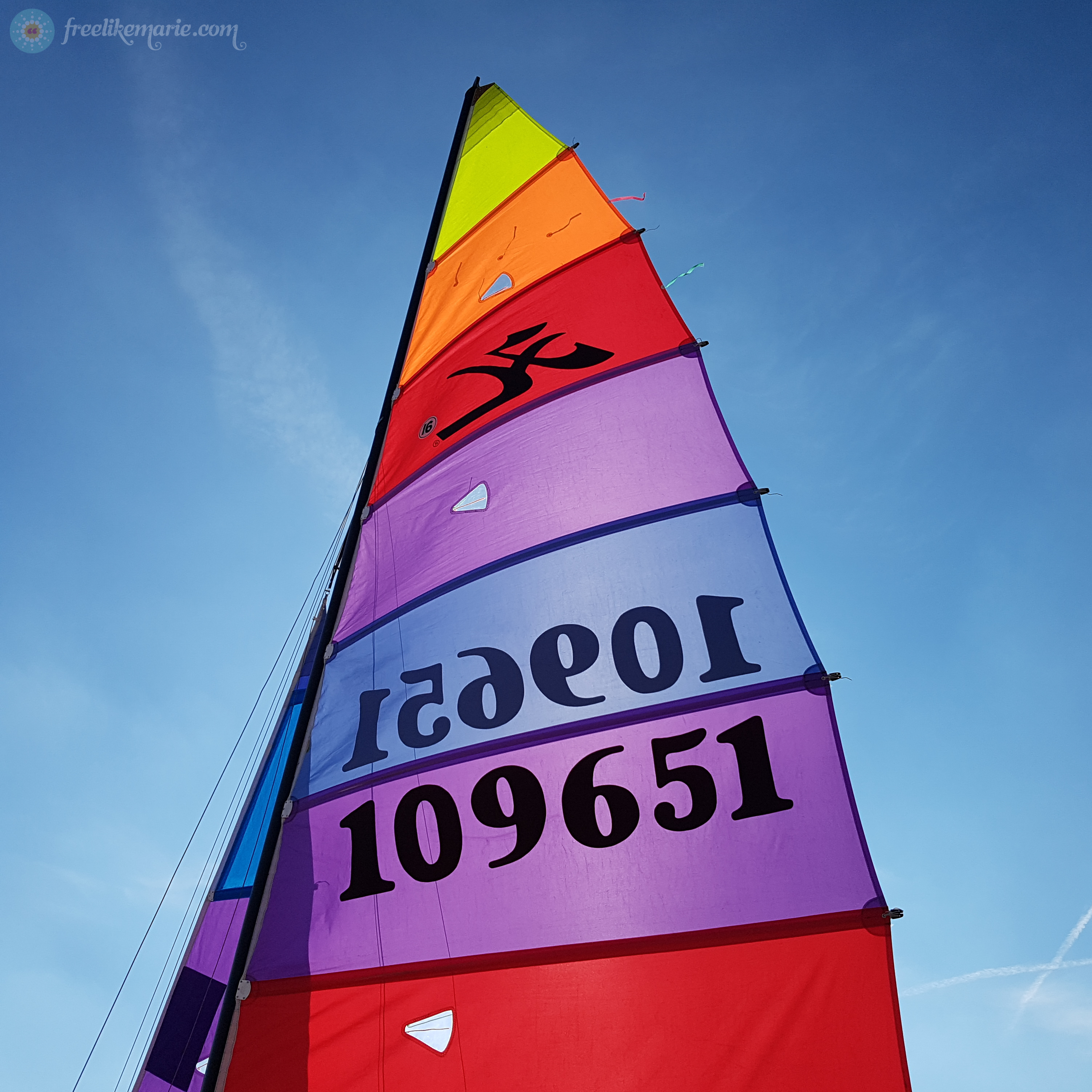 Colorful Catamaran Sail