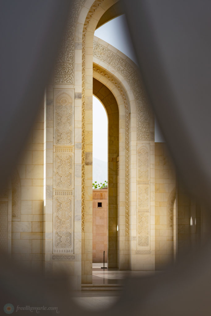 Mosque View in Muscat Oman Sultan Qaboos