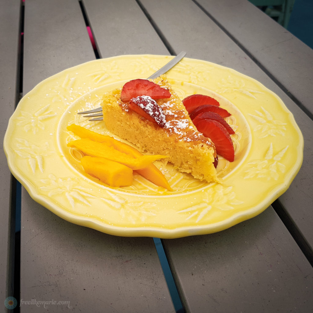 Yellow Portuguese Almond Cake
