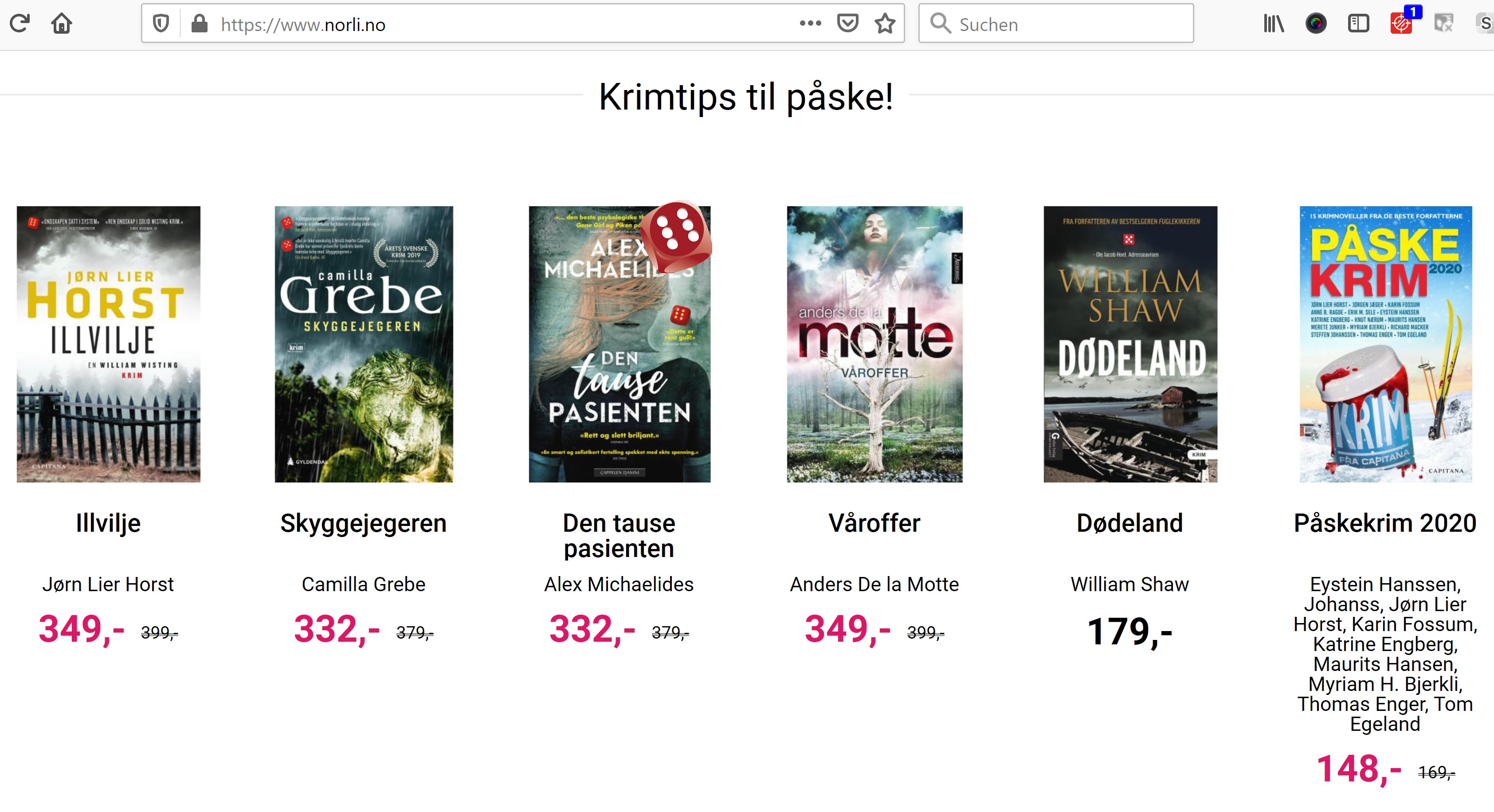 Norwegian Crime Novels for Easter
