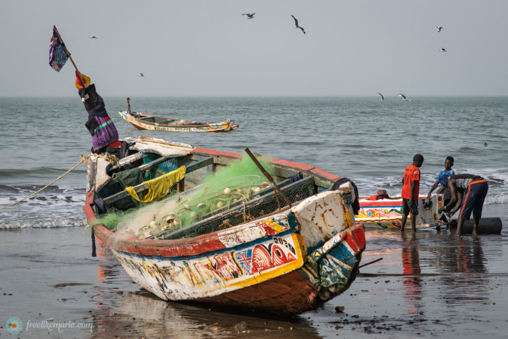 Fisherboat in The Gambia