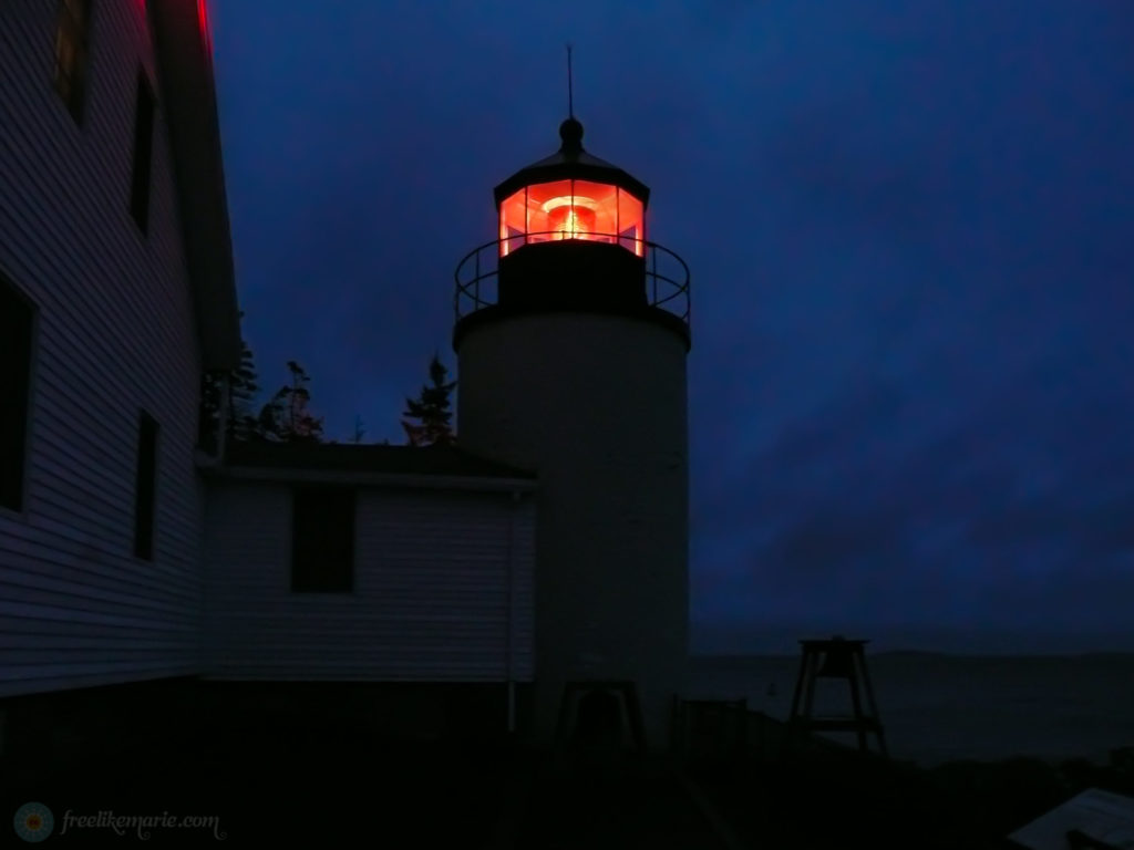 Lighthouse at Night New England