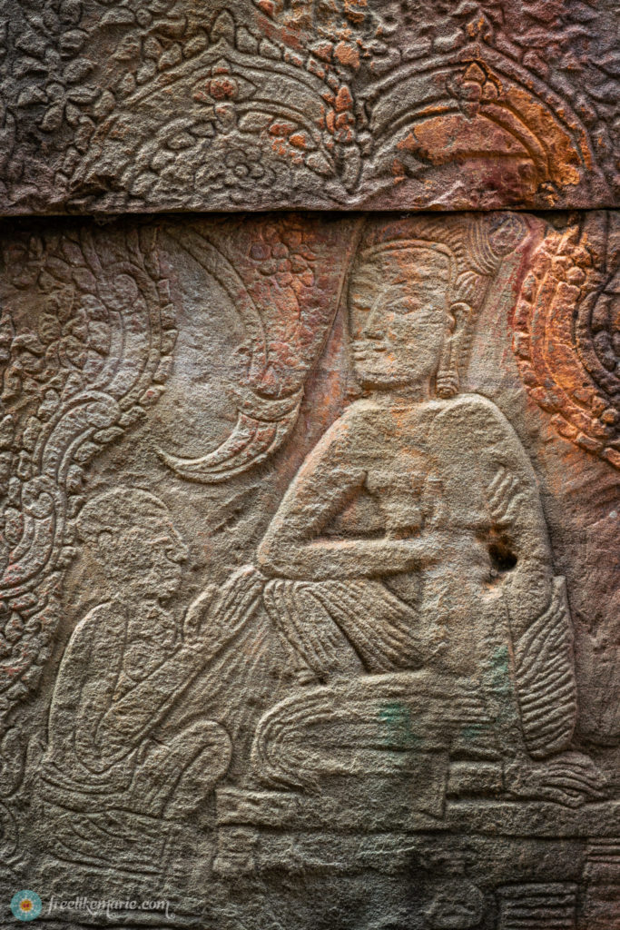 Relief in Angkor Wat
