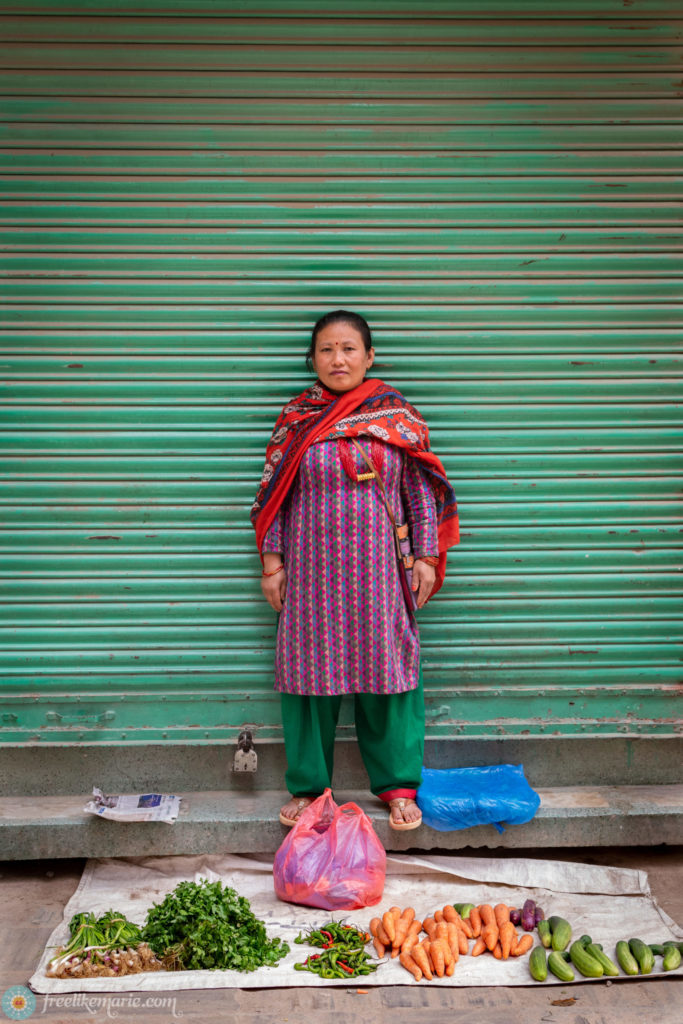 Street Vendor in Kathmandu