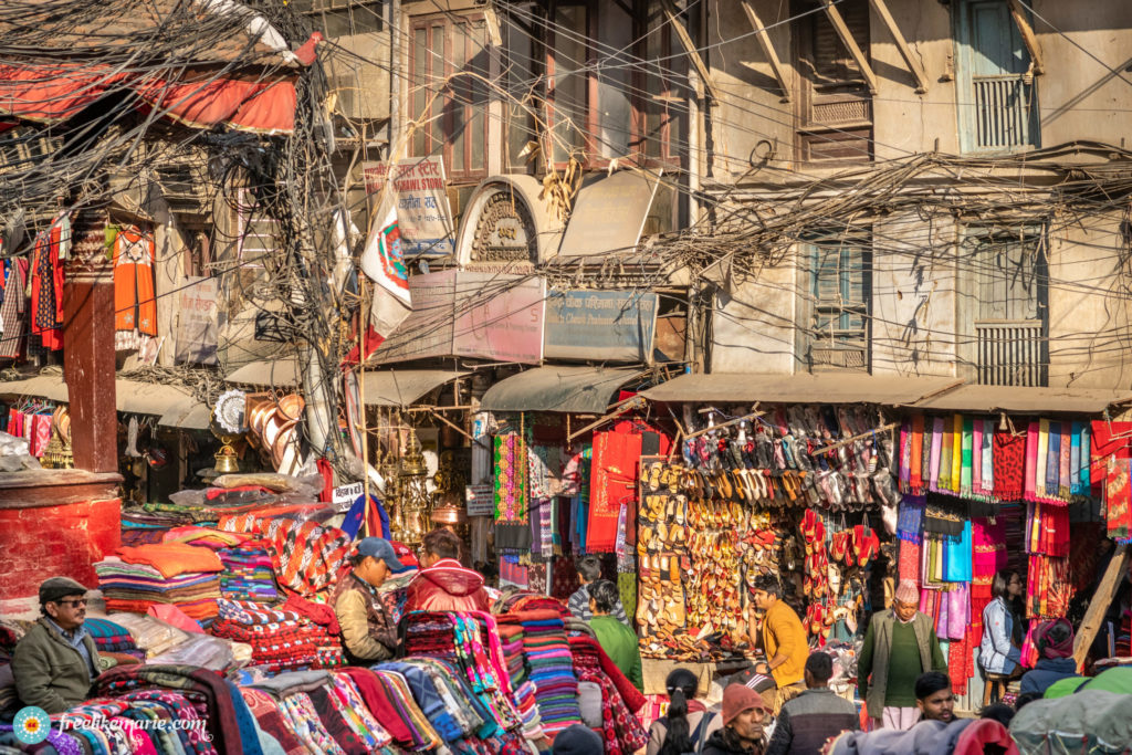 Textile Market in Kathmandu