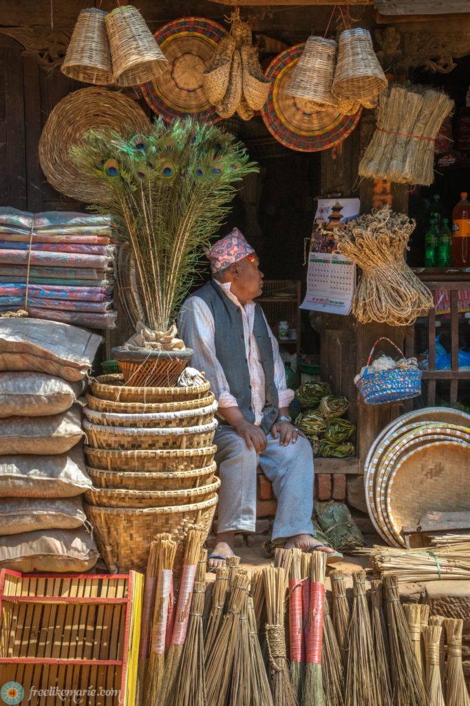 Vendor in Bhaktapur