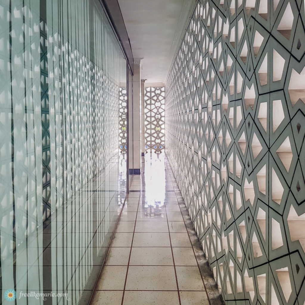 Corridor in a Mosque Kuala Lumpur