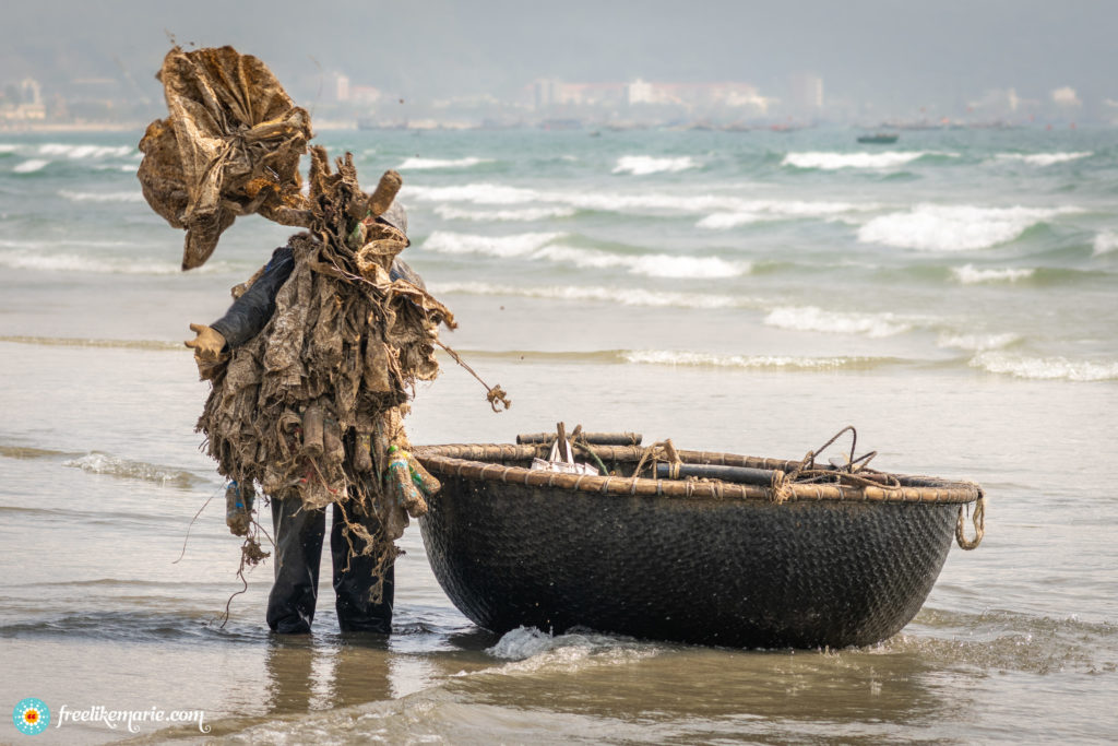 Fisherman in Hoi An Vietnam