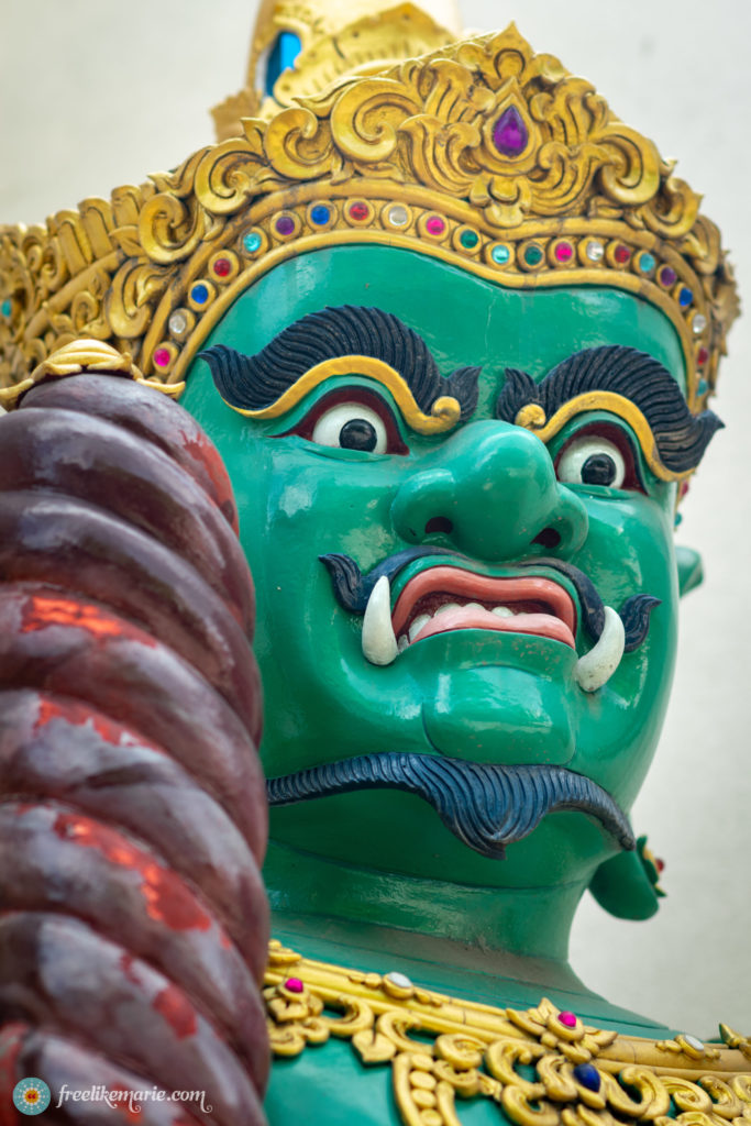 Giant Demon Statue Thailand