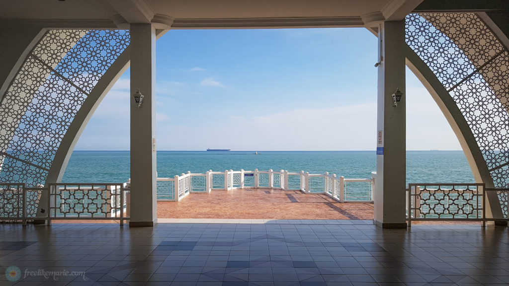 View from the Mosque to the Sea Melaka