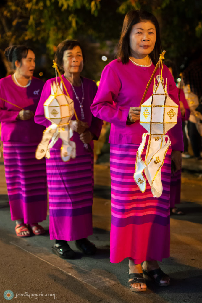 Colorful Traditional Thai Dress