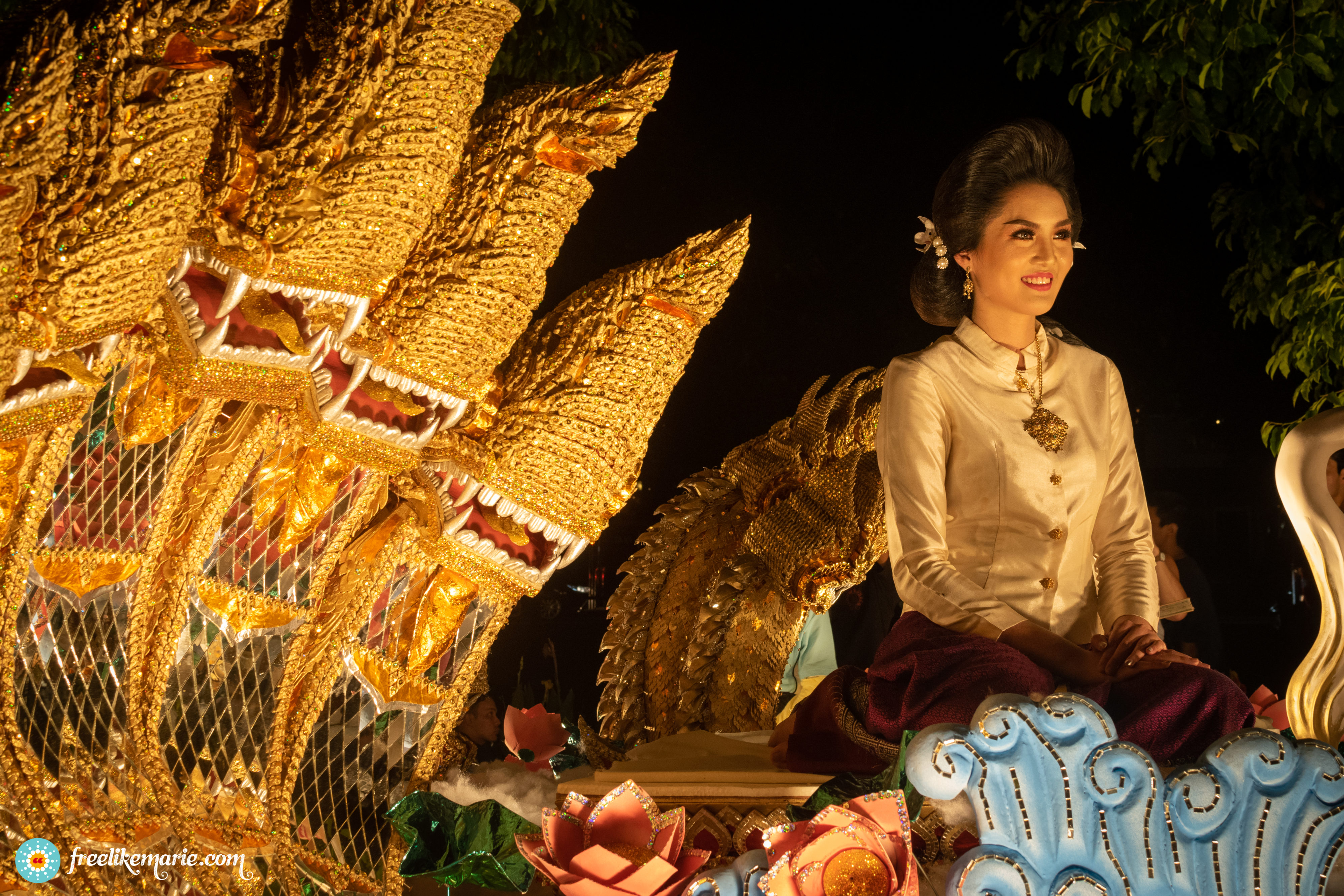 Thai Lady at the Loy Krathong Parade