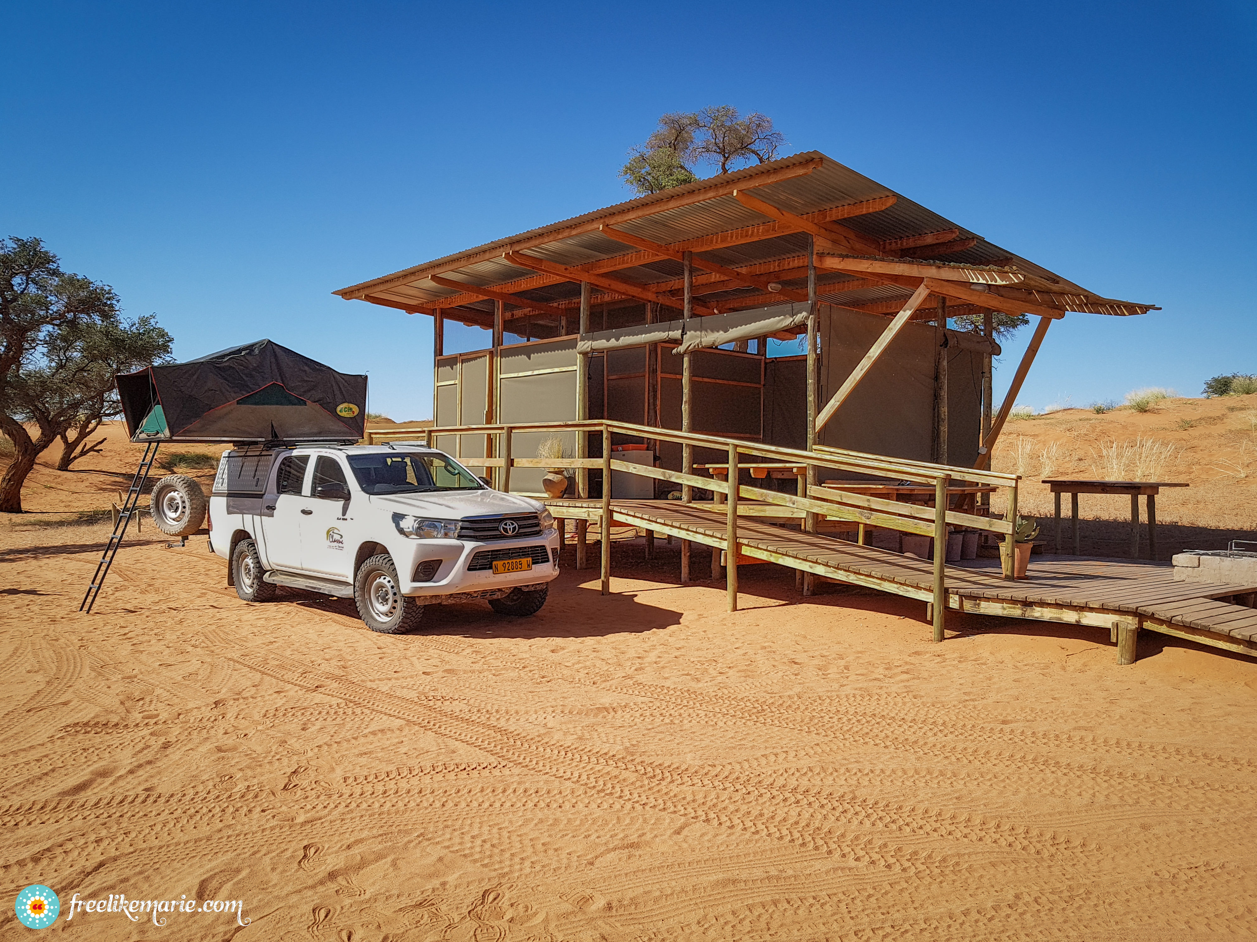 Camping at Campsite Jupiter in NamibRand