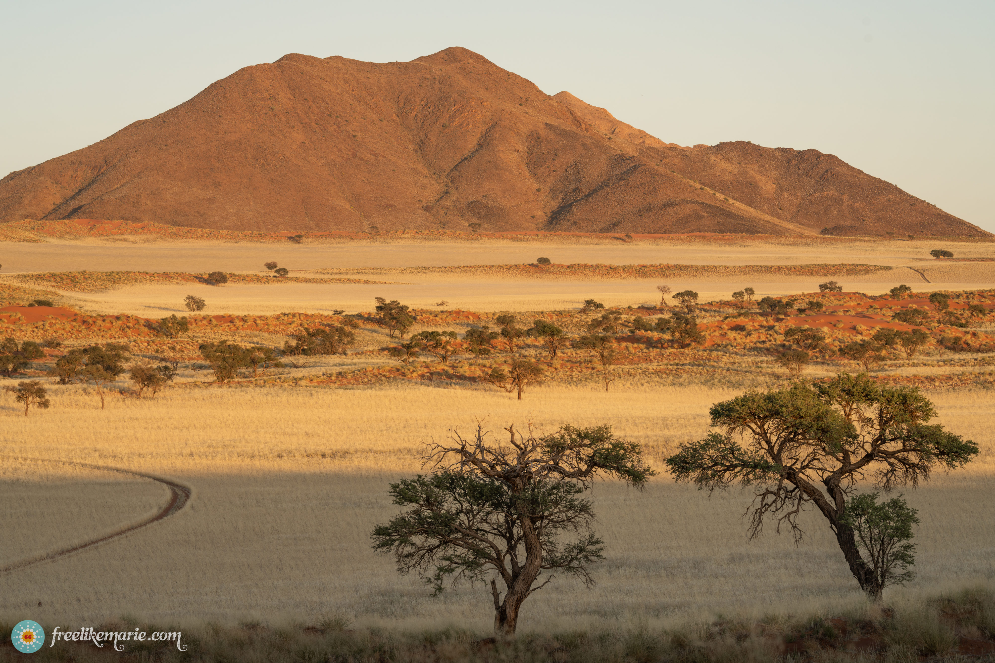 Sunrise over the NamibRand Mountains