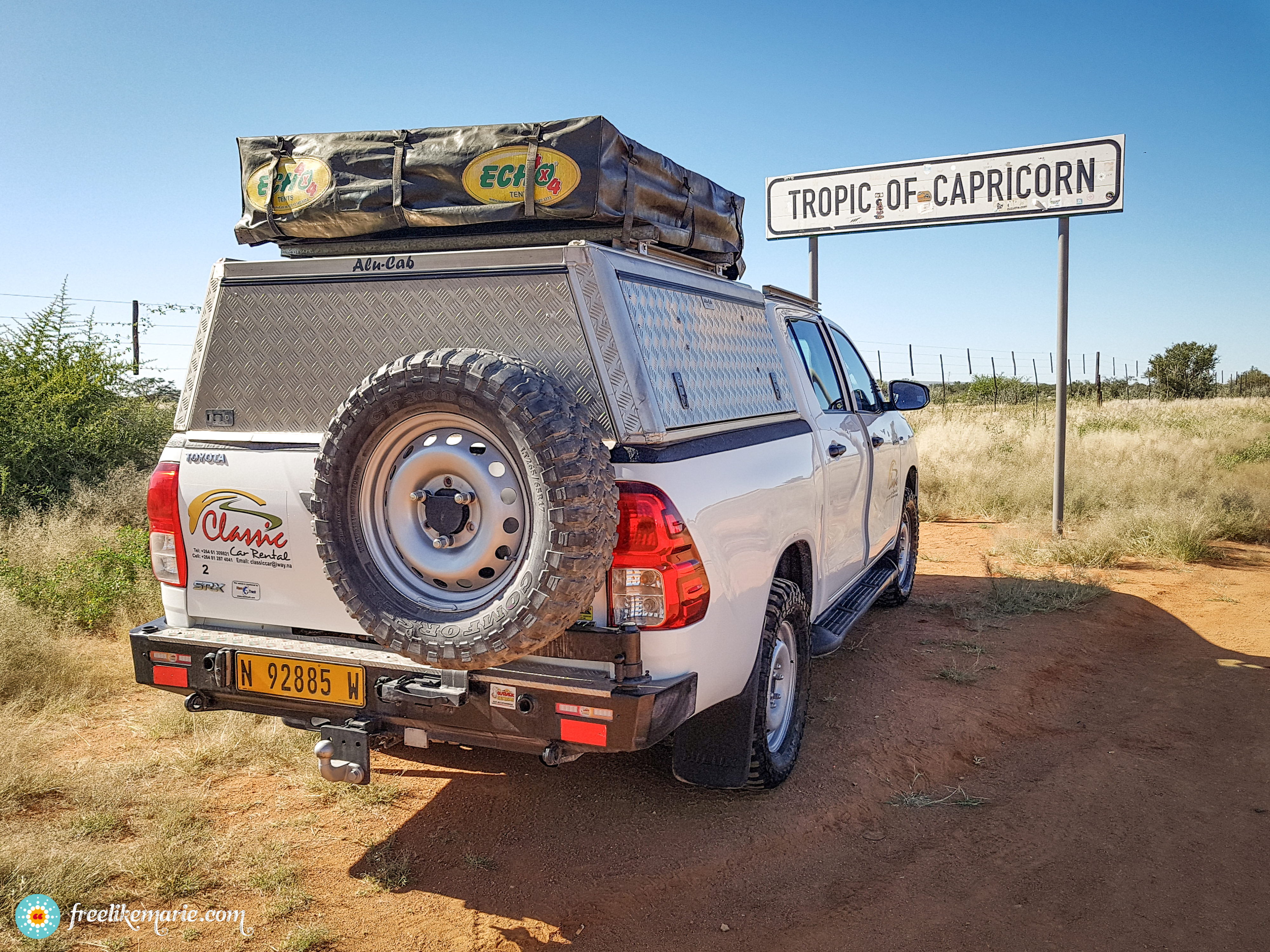 Tropic of Capricorn Namibia